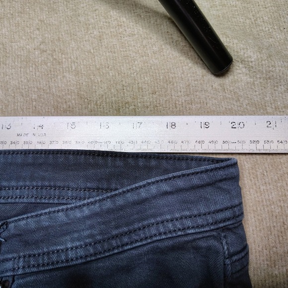 Revtown Sharp Men's Jeans 38x32 Blue Dark Wash Straight Leg Stretch Pants - Picture 9 of 10